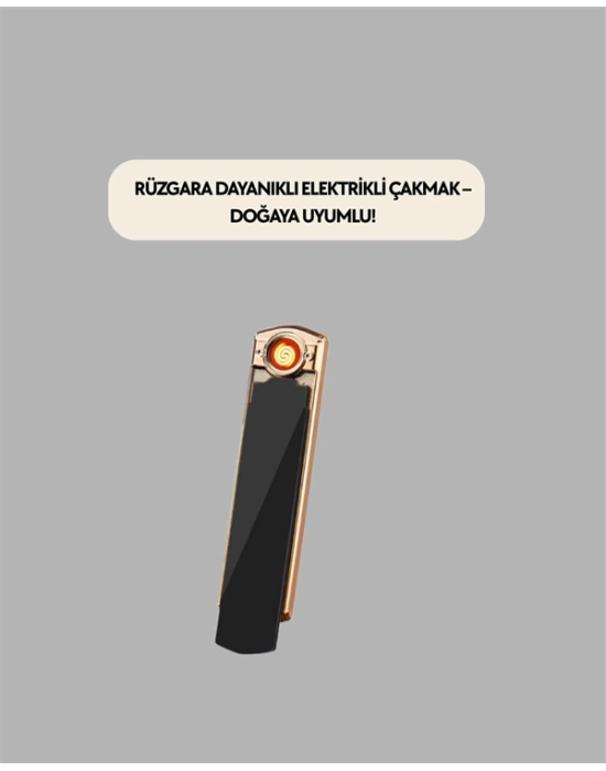Kamp ve Dış Mekanlara Uygun Elektronik Çakmak – Güçlü Batarya, Çevre Dostu