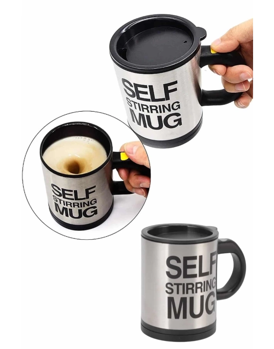 Karıştırıcı Özellikli Mikser Kupa Bardak Kompakt Taşınabilir Mug
