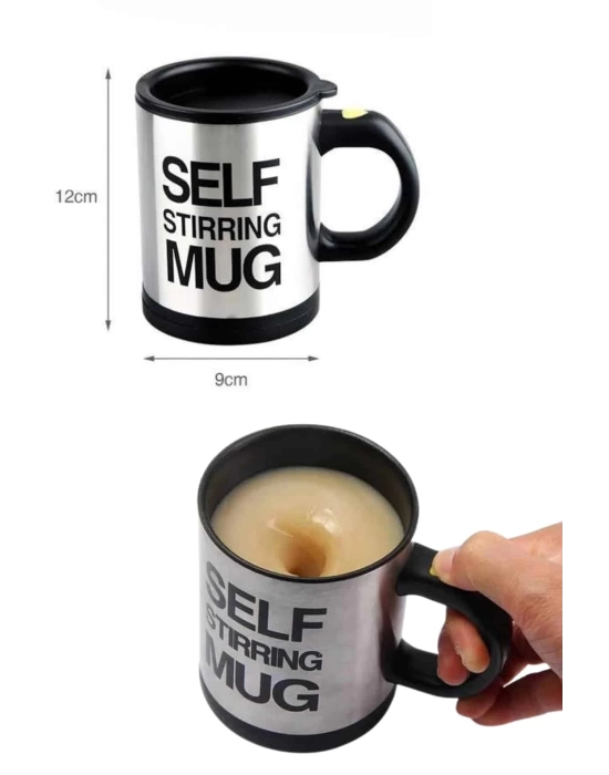 Karıştırıcı Özellikli Mikser Kupa Bardak Kompakt Taşınabilir Mug