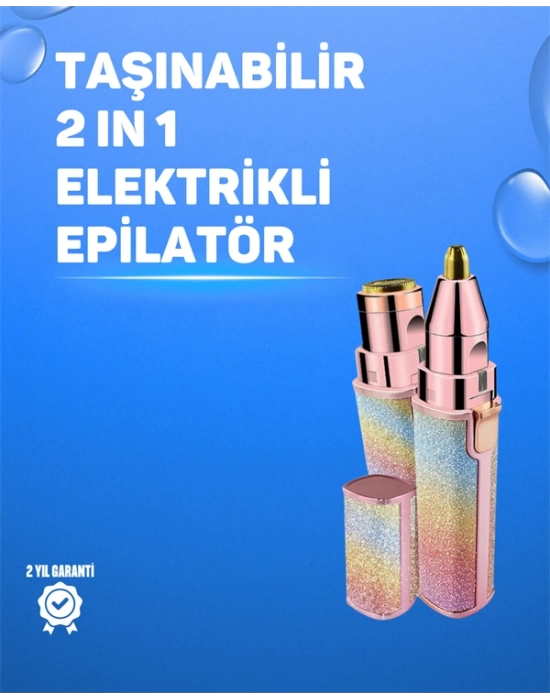 Kaş ve Yüz Epilation Aleti – Kolay Kullanımlı, Portatif Shaver USB Şarjlı