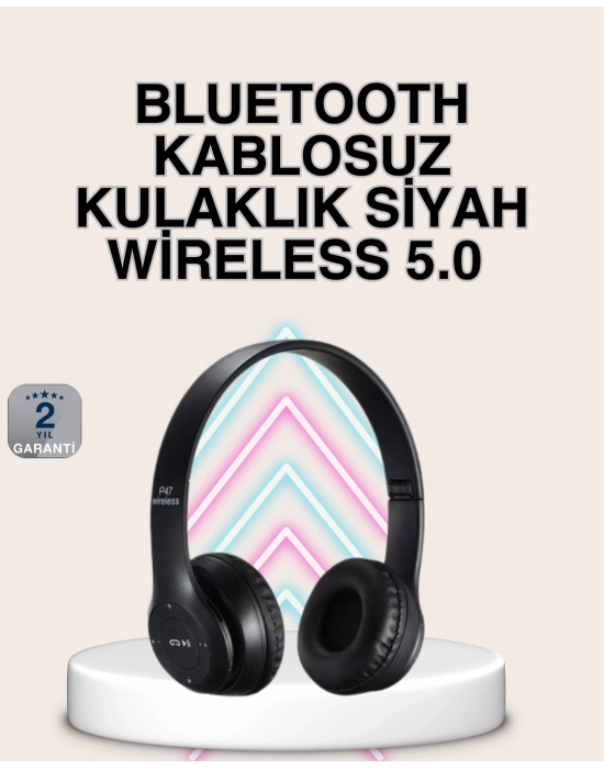 Katlanabilir Tasarımlı Bluetooth 5.0 Kulaklık | Eller Serbest Arama ve Çift Cihaz Desteği