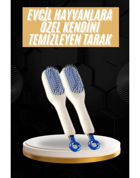 Kolay Temizlenen Fırçası Evcil Hayvanlara Özel Tüy Temizleme