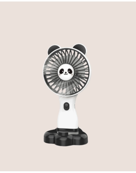 Kompakt Tasarımlı USB Şarjlı Mini Fan – Hayvan Figürlü Vantilatör