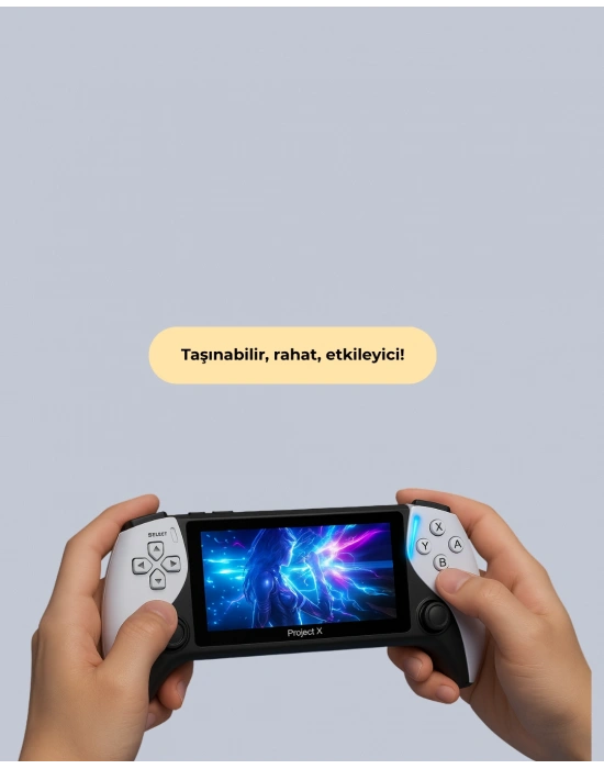 Kompakt ve Hafif Retro Oyun Konsolu 1000 Klasik Oyun Dahil