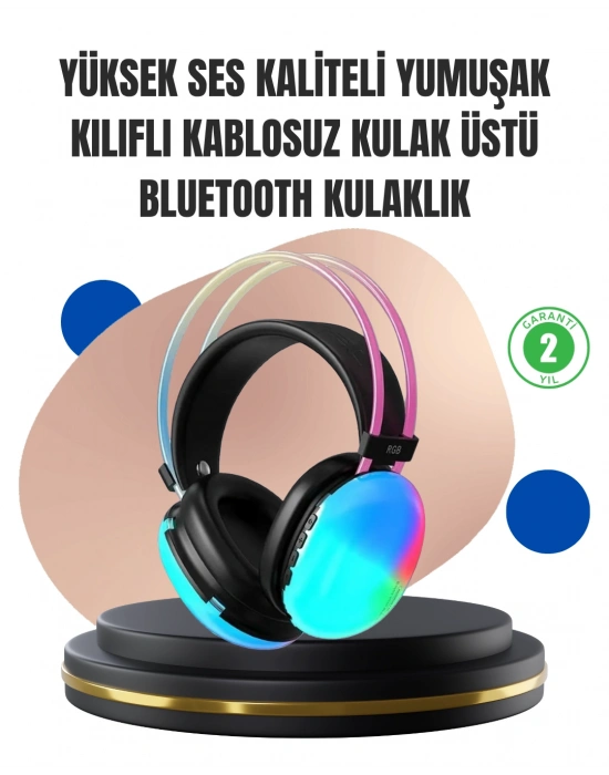 Konforlu Tasarımlı Kablosuz Gaming Kulaklık – Uzun Pil Ömrüyle