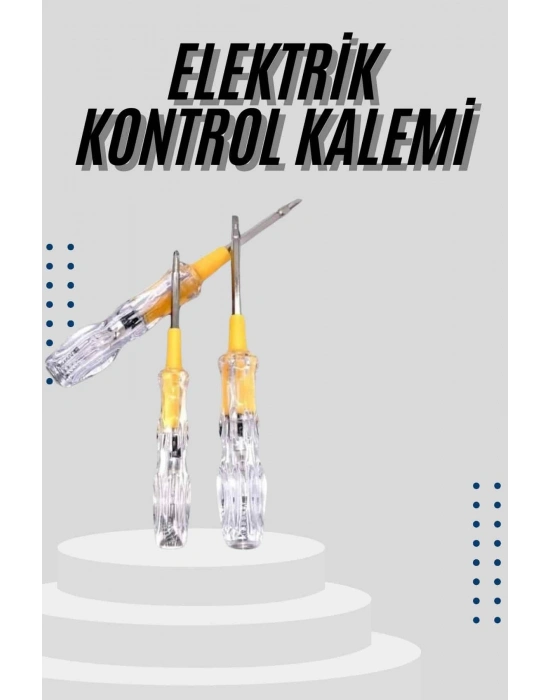 Kontrol Kalemi Çift Taraflı Uçlu Elektrik Akım Test Cihazı