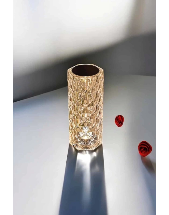 Kristal Dokunmatik Ve Kumandalı Masa Ve Gece lambası
