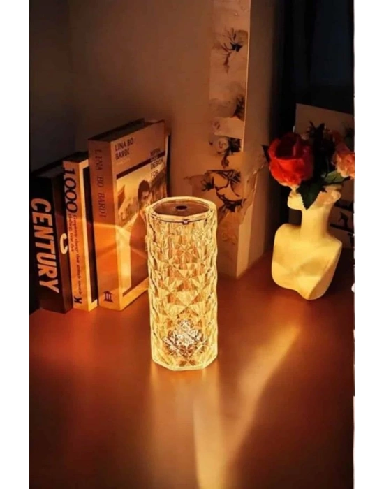 Kristal Dokunmatik Ve Kumandalı Masa Ve Gece lambası