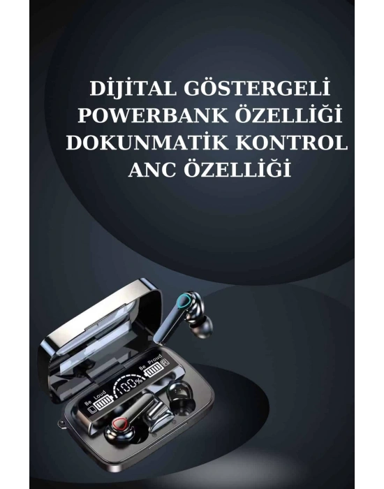 Kulak İçi Kablosuz Bluetooth Kulaklık ve NFC ve GPS Özellikli Akıllı Saat Alarm ve Titreşim