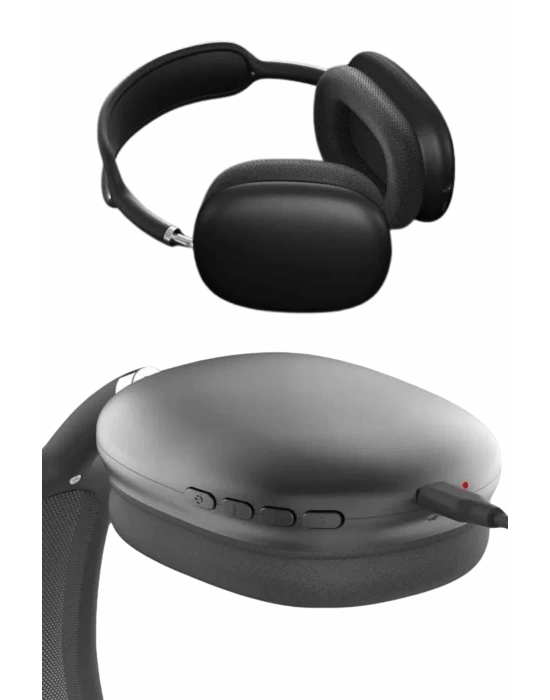 Kulak Üstü Kablosuz Bluetooth Kulaklık Yumuşak Süngerli SD Kart Girişli