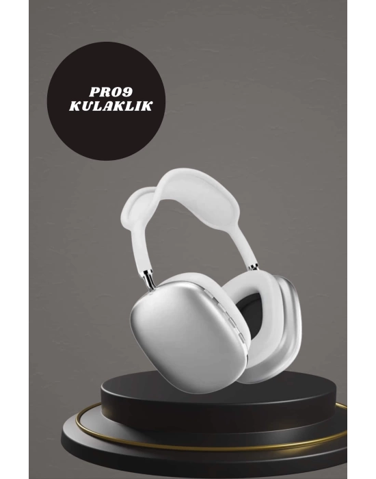 Kulak Üstü P9 Kablosuz Bluetooth Kulaklık ve 7 Kordonlu Akıllı Saat