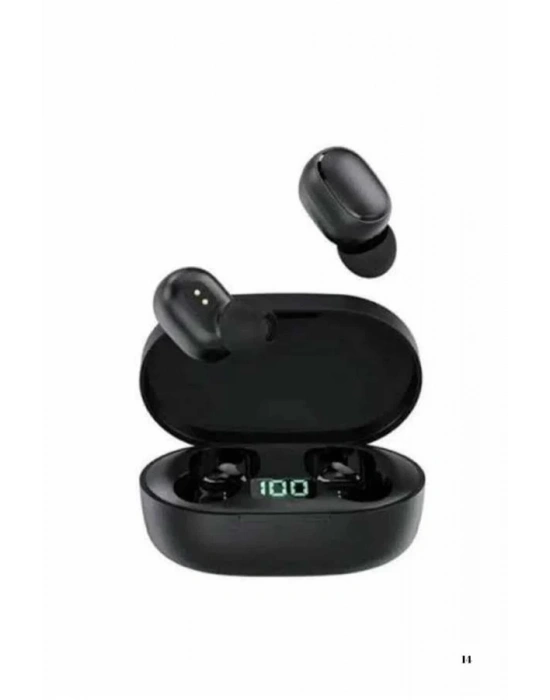 Kulaklık Dijital Göstergeli Bluetooth Bağlantılı Kablosuz Kulak İçi Mikrofonlu Dokunmatik Kontrol