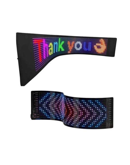 Kumandalı App Kontrollü LED Ekran 16X192 Led Matrix Araç Camı Yazısı
