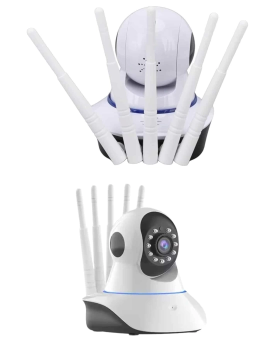 LED Aydınlatmalı 5 Antenli Motorlu 1080P Wifi Kamera Sensörlü