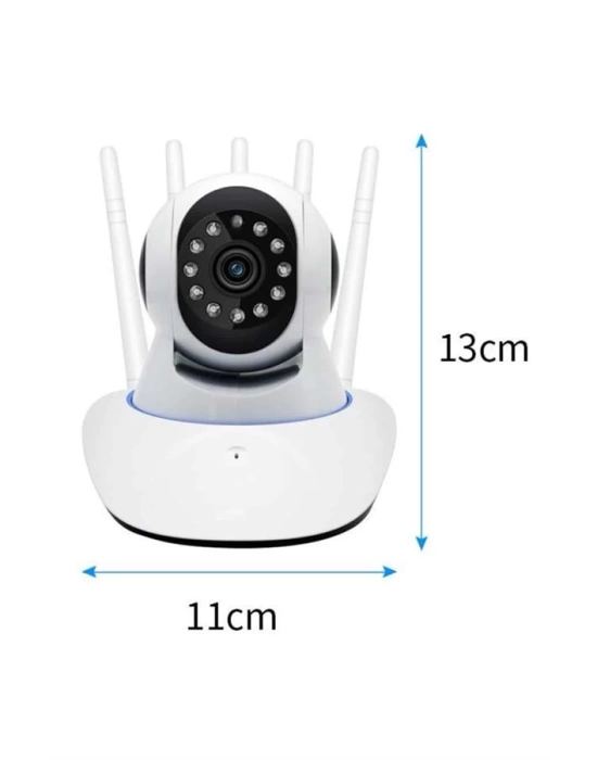 LED Aydınlatmalı 5 Antenli Motorlu 1080P Wifi Kamera Sensörlü