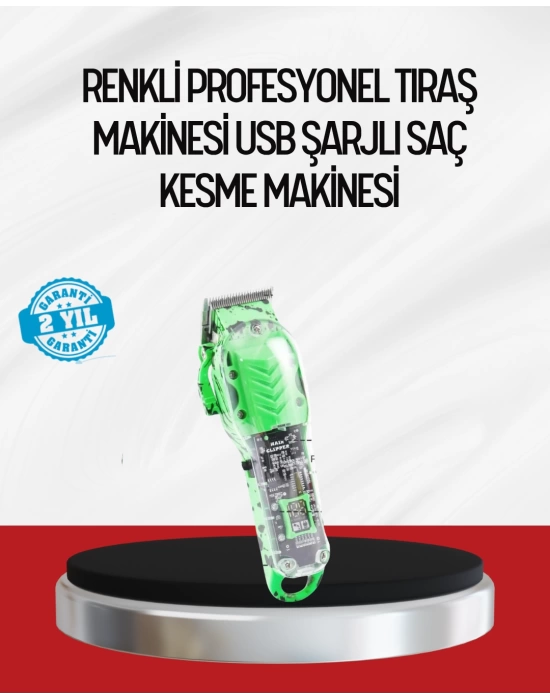 LED Ekranlı Profesyonel Erkek Tıraş Makinesi