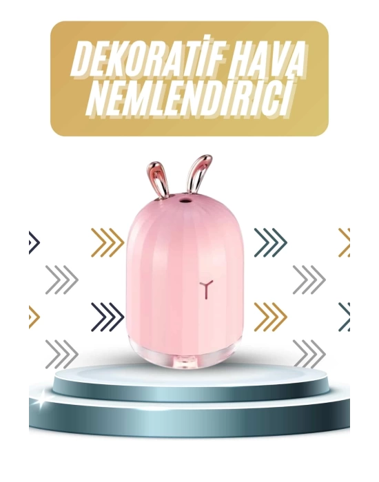 Led Işıklı Hava Nemlendirici Buhar Makinesi Dekoratif Aromaterapi