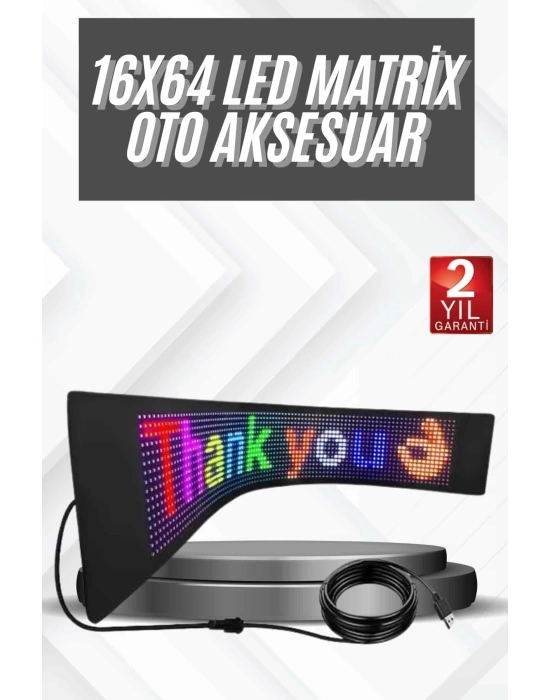Led Panel 16*64 Led Uzaktan Kumandalı Telefon Kontrollü LED Ekran