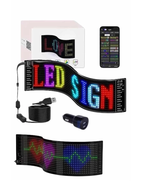 Led Panel 16*64 Led Uzaktan Kumandalı Telefon Kontrollü LED Ekran