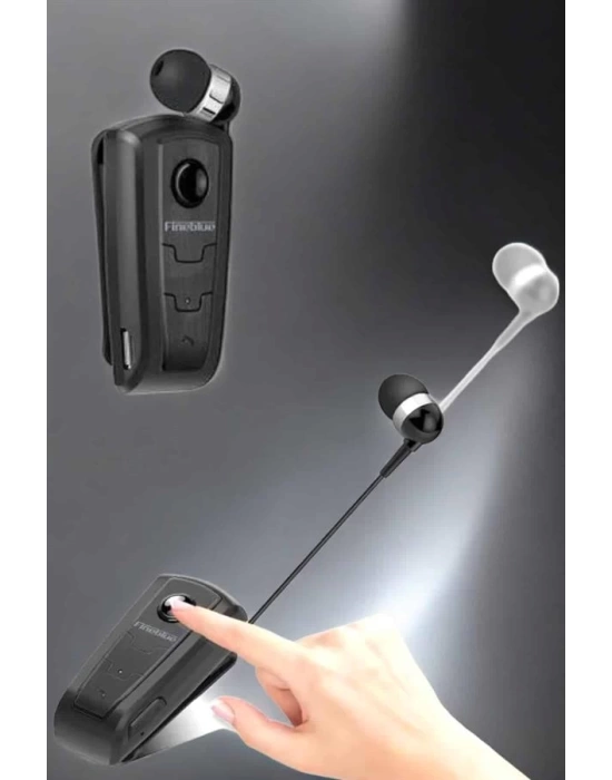 Makaralı Bluetooth Kulaklık Çağrı Cevaplama Kablolu Uzun Pil Ömrü
