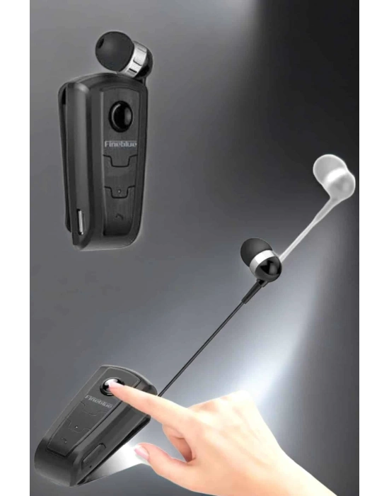 Makaralı Bluetooth Kulaklık Çağrı Cevaplama Kablolu Uzun Pil Ömrü