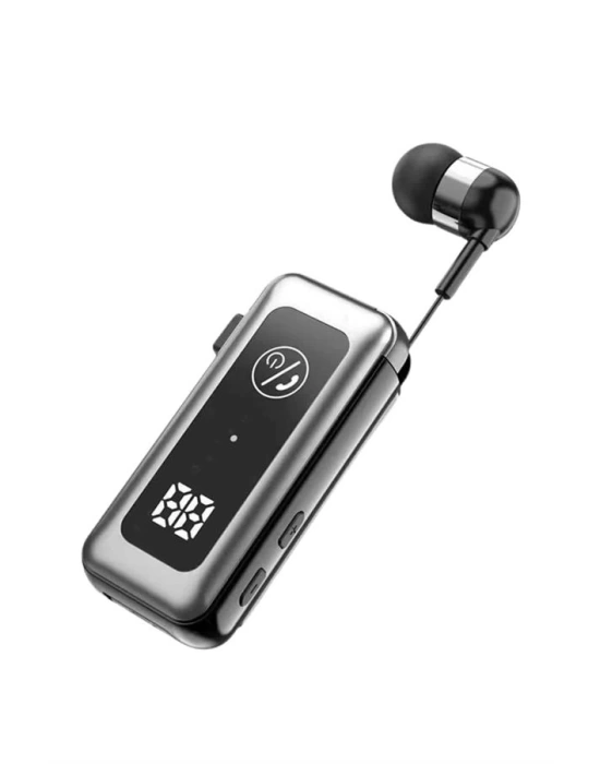 Makaralı Kulaklık SD Kart Girişli Dijital Göstergeli Kablolu Bluetooth Kulaklık