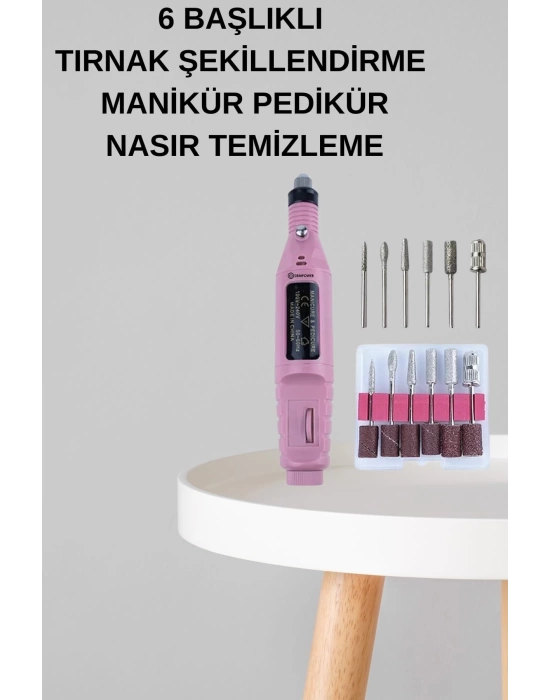 Manikür Pedikür Seti İkili Set El ve Ayak Bakımı Nasır Temizleme Protez Tırnak Çıkarma