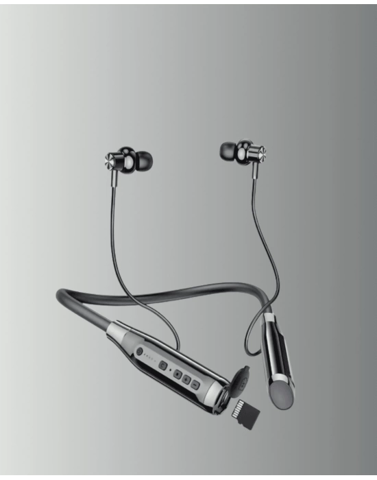 Manyetik Başlıklı Bluetooth Kulaklık – 120 Saat Şarjlı, Konforlu Tasarım