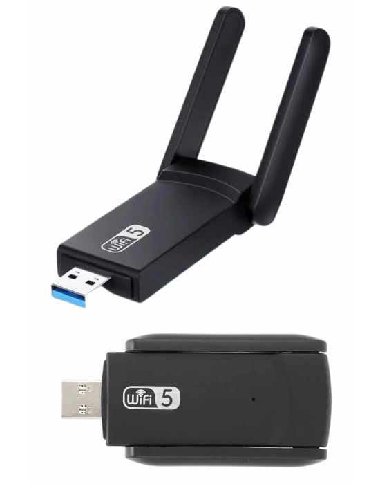 Mbps Wifi Alıcı Kablosuz Wifi Adaptörü Çift Band Çift Antenli