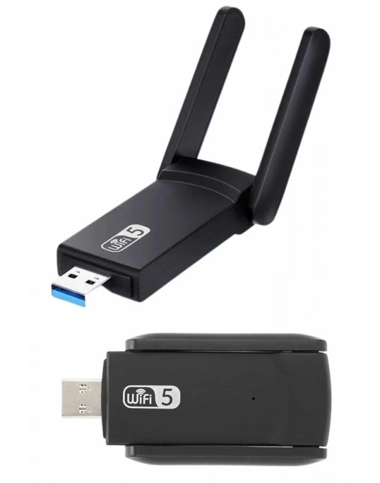 Mbps Wifi Alıcı Kablosuz Wifi Adaptörü Çift Band Çift Antenli