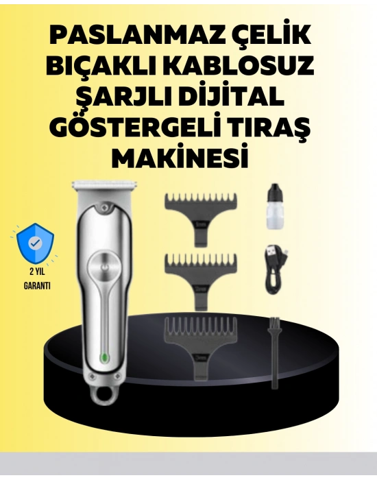 Metal Gövdeli Saç Sakal Kesme Makinesi – Hassas Kesim İçin