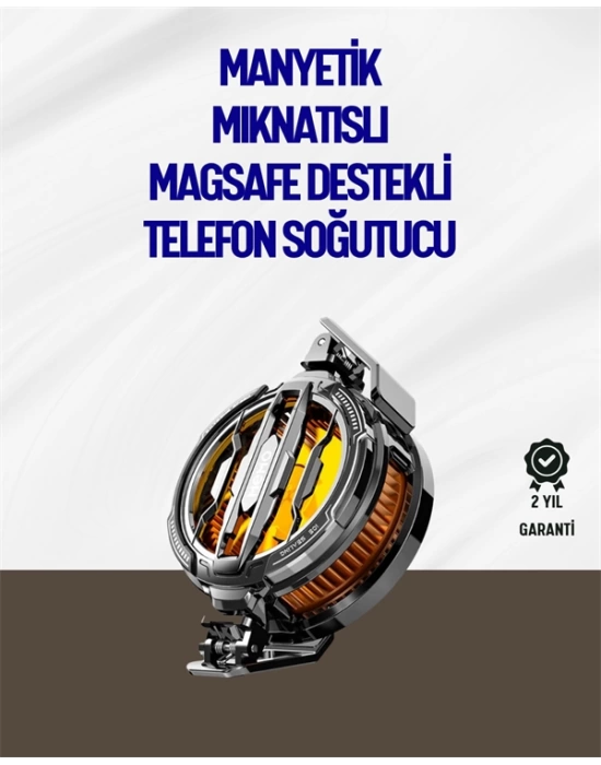 Mıknatıslı ve Aparatlı Montajlı Soğutucu Fan | Her Cihaza Uyumlu | LED Göstergeli