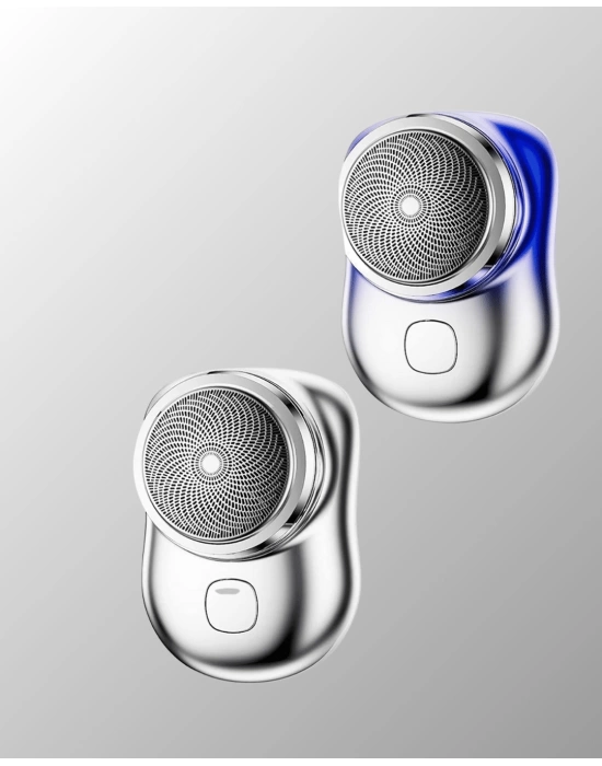Mikro titreşim motorlu, düşük sesli, USB girişli tıraş makinesi