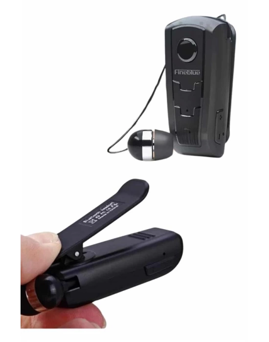Mikrofonlu Makaralı Bluetooth Kulakiçi Kulaklık Android ve İOS Uyumlu