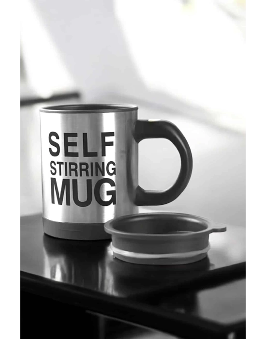 Mikser Kupa Yazılı Mug Bardak Karıştırma Özelliği