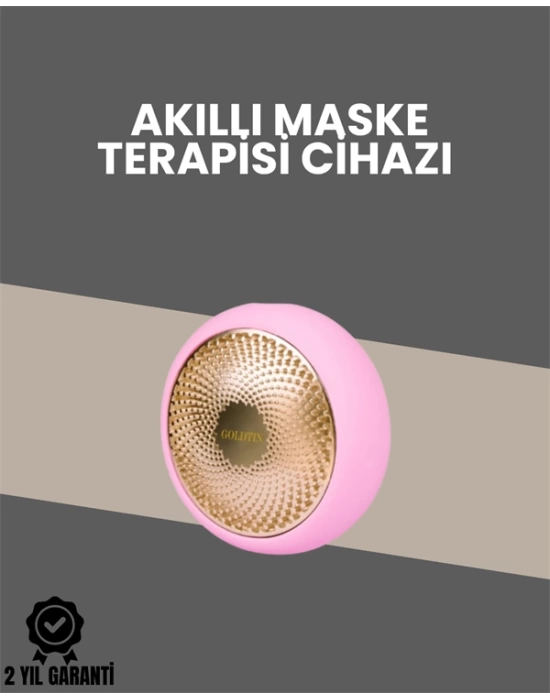 Mini Akıllı Yüz Maskesi Uygulayıcı – LED Terapi ile Kolajen Artırıcı Cilt Bakımı