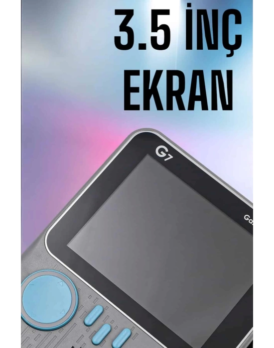 Mini Atari El Atarisi 3.5 inç Ekran Çift Konsol 666 Adet Retro Oyun Gameboy El Atarisi