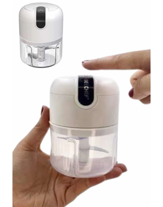 Mini El Rondosu Şarjlı Doğrayıcı Taşınabilir Rondo Blender 250 ML