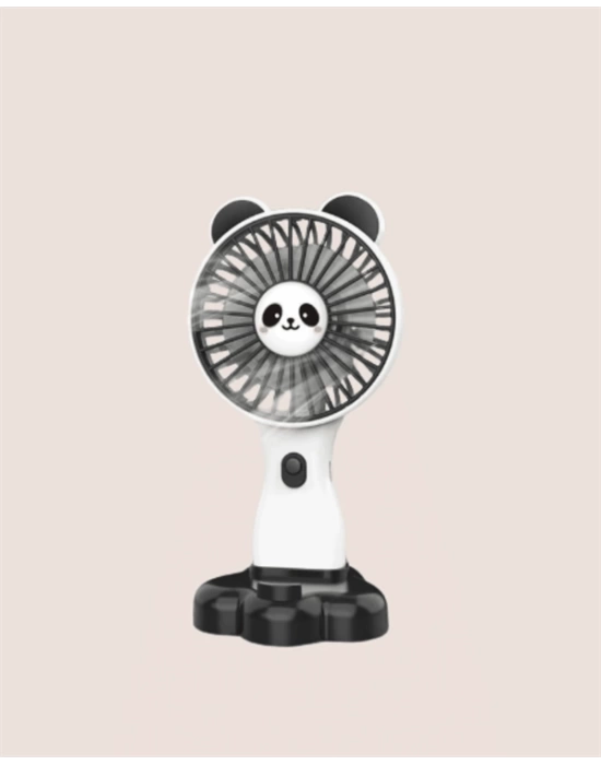 Mini Fan Hayvan Figürlü – Şarj Edilebilir Taşınabilir El Vantilatörü