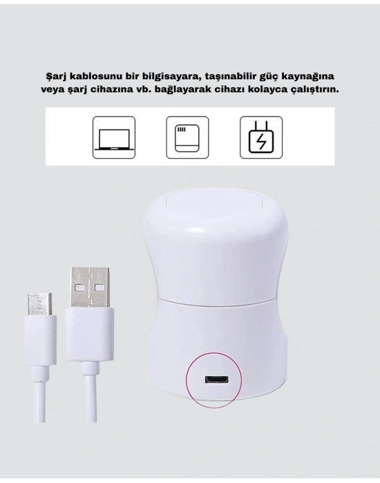 Mini Tırnak Kurutucu – Hızlı Kurutma İçin UVLED Işık Teknolojisi