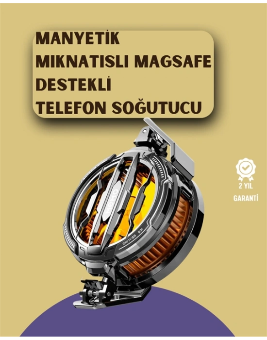 Mobil Oyunlar İçin Serinletici Telefon Fanı | Sessiz Çalışma | Geniş Kıskaçlı Tasarım