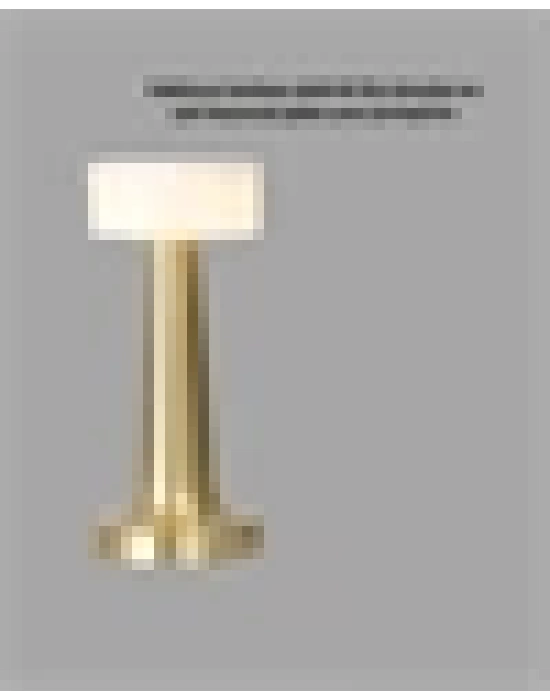 Modern USBli Kablosuz Masa Lambası – Minimalist Tasarım, 3 Farklı Parlaklık