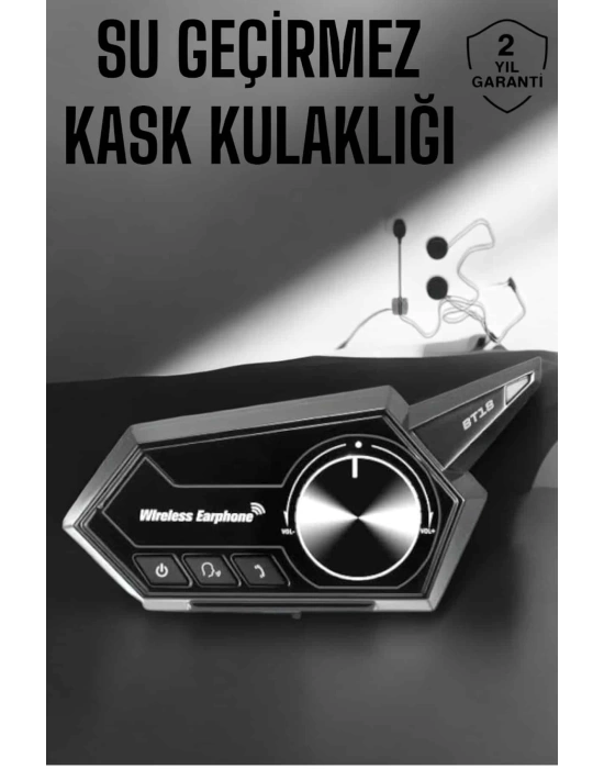 Motorcu Kulaklığı Kask Kulaklığı ANC Özelliği Sesli Görüşme Özelliği