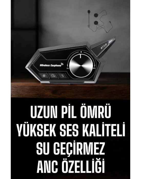 Motorcu Kulaklığı Kask Kulaklığı ANC Özelliği Sesli Görüşme Özelliği