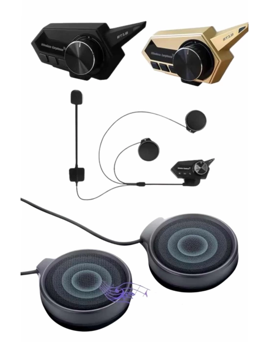 Motorcu Kulaklığı Kask Kulaklığı Çağrı Cevaplama ANC Özellikli