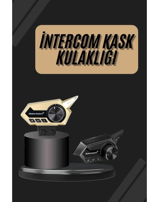 Motosiklet Kask Bluetooth Kablosuz Kulaklık 5.0 Bluetooh Yüksek Ses Kaliteli
