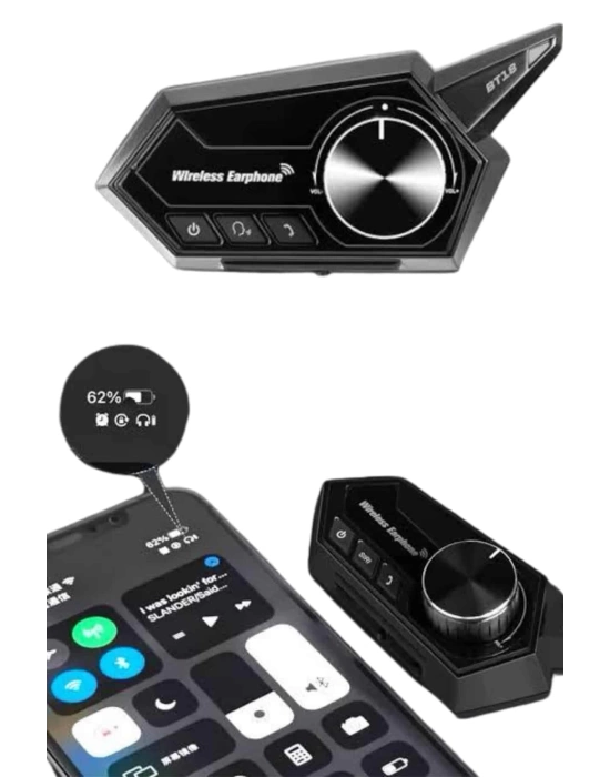 Motosiklet Kask Bluetooth Kablosuz Kulaklık 5.0 Bluetooh Yüksek Ses Kaliteli
