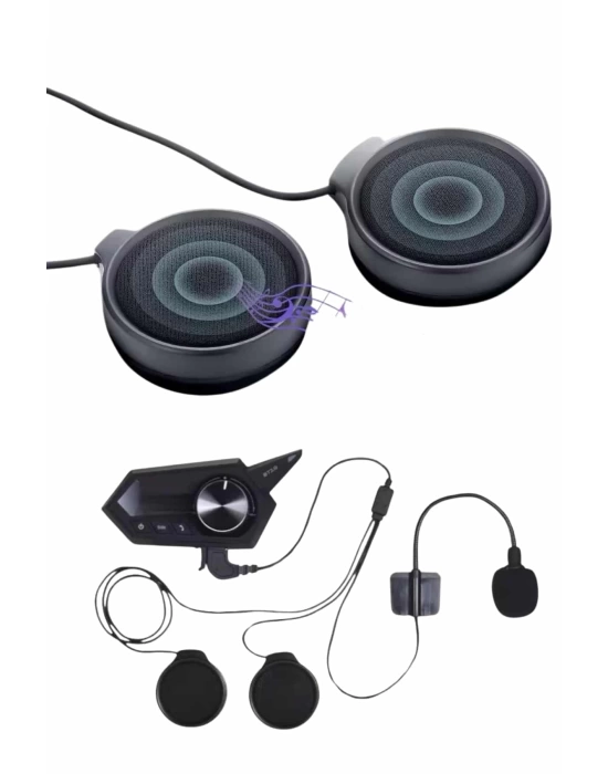 Motosiklet Kask Bluetooth Kablosuz Kulaklık 5.0 Bluetooh Yüksek Ses Kaliteli