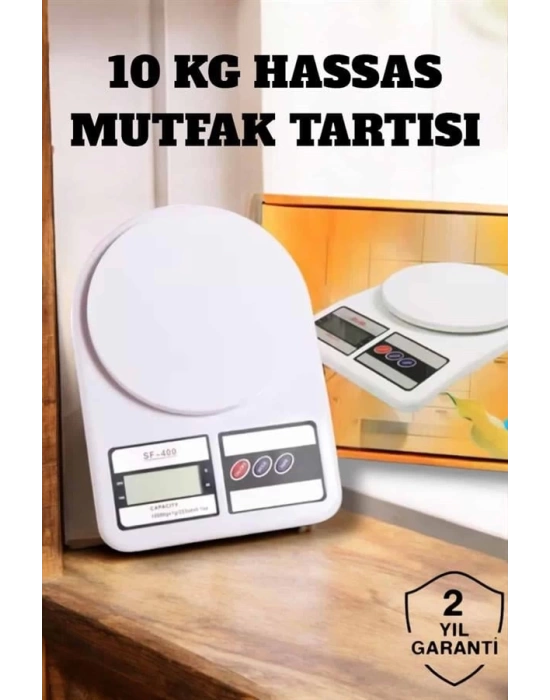 Net LCD Ekran ve Otomatik Kapanma Özelliği ile Uzun Ömürlü Dijital Mutfak Tartısı