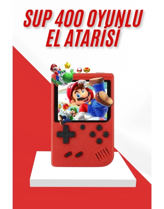 Nostalji Oyunlu Mini Atari Gamebox 400 Oyunlu El Atarisi
